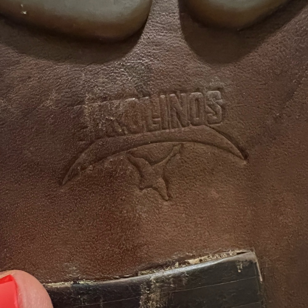 PIKOLINOS Olive Cutout Leather Flats size 42 (US 10) - Picture 12 of 13